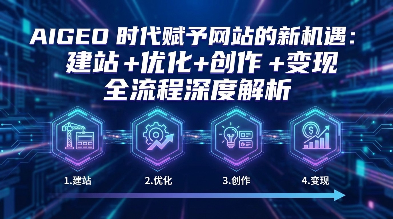 AIGEO+时代赋予网站的新机遇:建站+优化+创作+变现+全流程深度解析江海课源资源网-全网优质资源免费下载-实用教程素材分享平课源网
