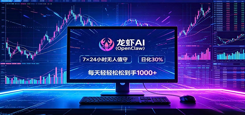 龙虾AI(OpenClaw)全自动挂机,智能操控电脑高效执行任务,每天轻松到手四位数江海课源资源网-全网优质资源免费下载-实用教程素材分享平课源网